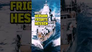 The German Frigate Hessen: Guardian of the North Sea #usnavy #redsea #frigate