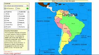 Learn the countries of South America and Central America!  - Geography video