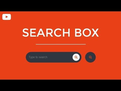 Awesome CSS Search Box Using Only HTML & CSS Awesome CSS Search Box Using Only HTML & CSS