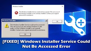 How to Fix Windows Installer Not Working Errors in Windows 10 #windows installer has stopped working