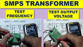 [381] How To Test / Measure Voltage \u0026 Frequency of SMPS Transformer with Digital Multimeter