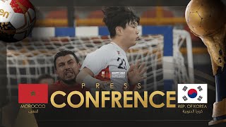 Press Conference: Morocco - Rep. of Korea | 27th IHF Men's Handball World Championship | Egypt2021