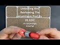 Unboxing And Reviewing The Aluminum Pod By 01 EDC | Daily Dose Of Fidgets |