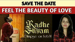 Radhe Shyam Pre-Teaser | Prabhas | Pooja Hegde | Teaser On Valentine's Day |