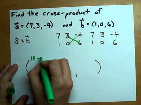 Find the cross-product of two vectors (Easy Method) Find the cross-product of two vectors (Easy Method)