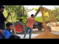 claas crop tiger 40 combine harvester demonstration