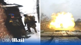 Heroic 3rd Assault Brigade rescue comrades from Avdiivka using troops and a tank