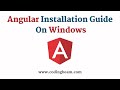 Angular CLI Installation & Creating New Angular App | Angular Tutorial | Coding Beam