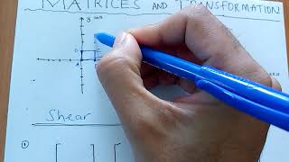 SHEARS - KCSE MATRICES AND TRANSFORMATIONS