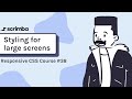 38. Styling recent articles for large screens - Responsive CSS Tutorial