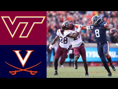 #24 Virginia Tech Vs Virginia Highlights | NCAAF Week 14 | College ...