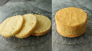 The Best Vanilla Sponge Cake Recipe | Cotton Soft Vanilla Cake Recipe | Basic Vanilla Sponge Cake