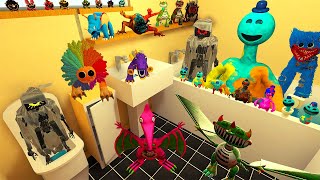 🛁 BATHROOM ALL POPPY PLAYTIME CHAPTER 4 CHARACTERS NIGHTMARE CRITTERS SPARTAN KICKING Gmod