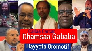 Dhamsa Hayyota oromotif Callaa Carcar