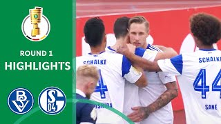 Easy win for Schalke 04 | Bremer SV vs. Schalke 04 0-5 | Highlights | DFB Pokal Round 1