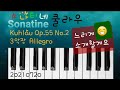 쿨라우소나티네 Op.55 No.2 3악장 Kuhlau Sonatine