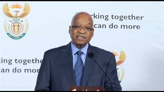 President Jacob Zuma announces changes in the National Executive