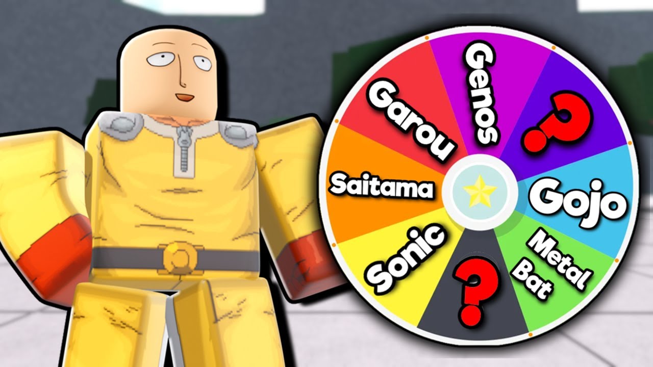 The WHEEL Decides My CHARACTER In Roblox The Strongest Battelgrounds ...