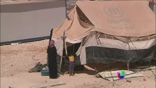 Cómo viven los refugiados sirios - Noticiero Univisión