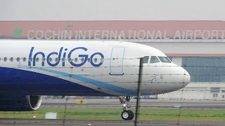 IndiGo Airbus A321 NEO [VT-ILZ] LANDING at Cochin International Airport [HD]