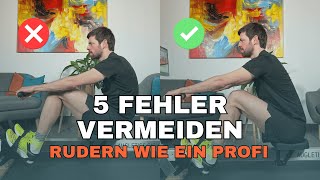 🚣 5 große Fehler beim Rudern – So vermeidest du sie! (Mit Profi-Tipps)