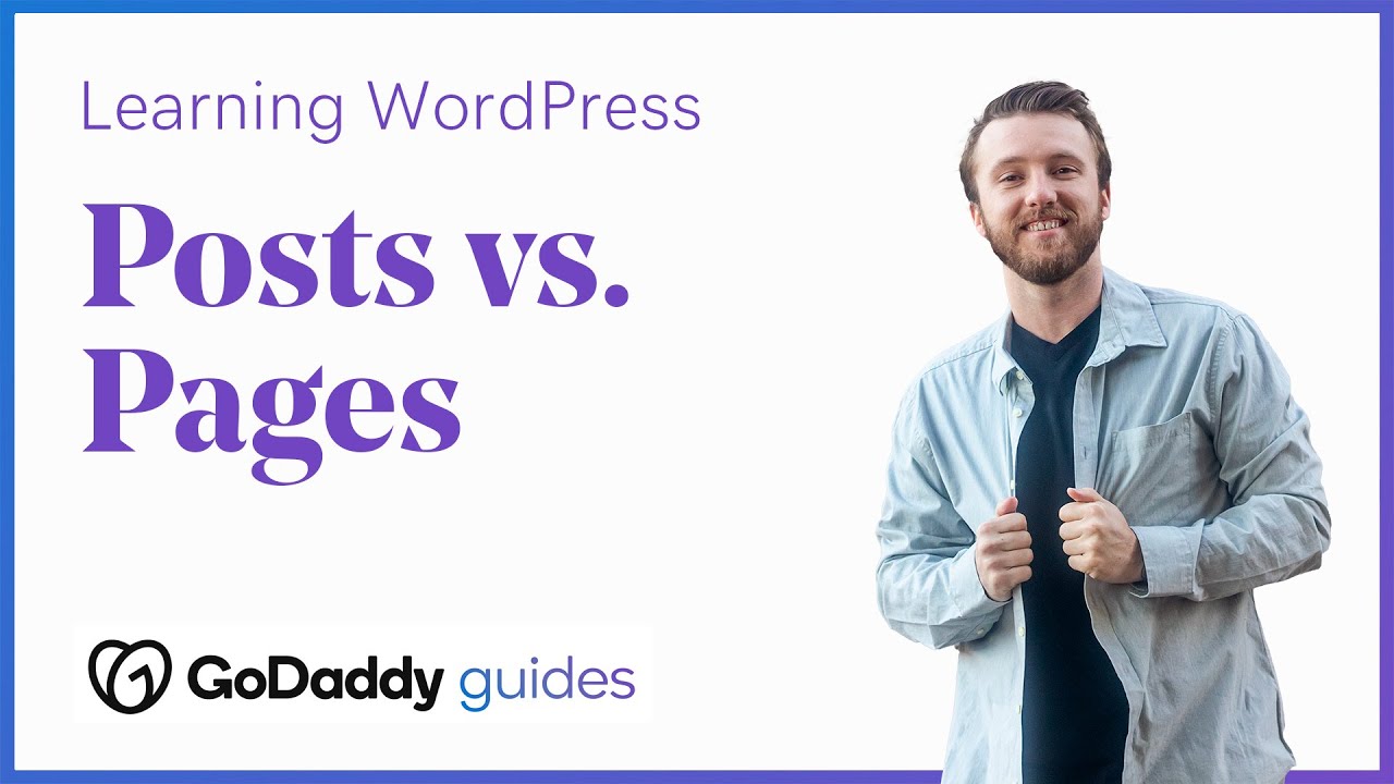 Learning Wordpress Posts Vs Pages Youtube Learning Wordpress Posts Vs Pages Youtube