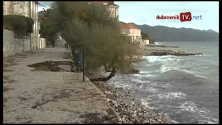 dubrovniktv.net- Olujno nevrijeme na Pelješcu