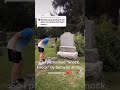 Performing“Knock Knock” By SoFaygo At The Cemetery #SoFaygo #KnockKnock #Shorts #Rap #Viral #Music