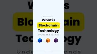 Blockchain Technology Explained under 30 second #shorts #blockchain