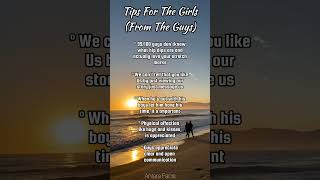 Tips For The Girls (From The Guys) #love #shorts