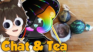 Tea w/ Glitch【Chat \u0026 Tea】Trying some black \u0026 white teas!