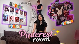 EXTREME room makeover // from scratch to pinterest style