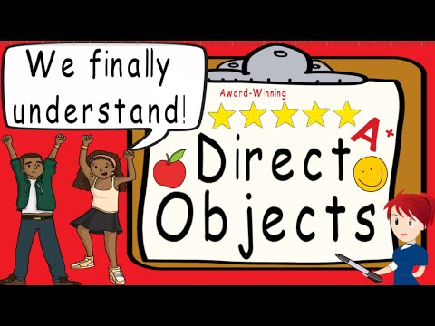 What is a direct object in reading?