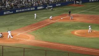 2011/9/29 ヤクルト対阪神 川端逆転2点タイムリー二塁打