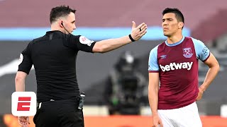 Fabian Balbuena red card RESCINDED after West Ham vs. Chelsea VAR controversy | ESPN FC