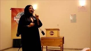 TM Khawla, Speech 1: Ice Breaker, Basharia Toastmasters AD