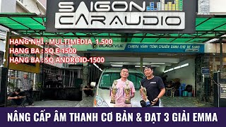 Saigon Car Audio độ loa Mapletech & đầu Android 2K TEYES  trên xe Sienna và đạt 3 cup tại EMMA 2023