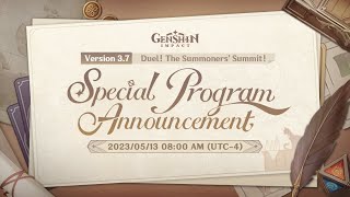 Live NOBAR Special Program v3.7 (3 Redeem Code) - Genshin Impact