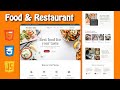Building a Food Website with HTML, CSS, and JavaScript | Beginner Project (2025)
