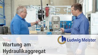 Überwachung und Wartung von Hydraulikaggregaten