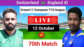 Switzerland Vs England Xl Live | European T10 Live | T10 Live | T10 Live Streaming