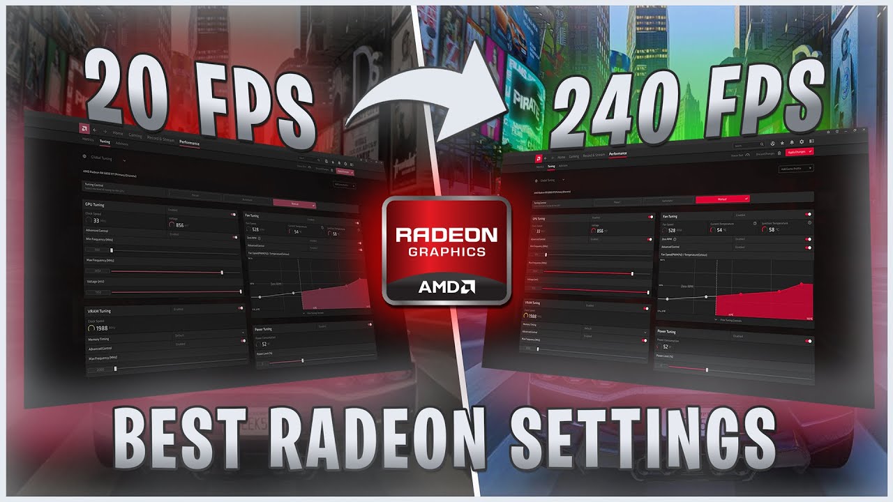 AMD RADEON: *BEST* SETTINGS To OPTIMIZE GAMING & PERFORMANCE! - YouTube