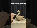 How to make duck with clay