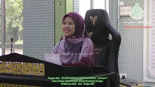 Ustazah Dai Nor Adibah Kitab 50 PESAN RASULULLAH SAW KEPADA WANITA  samb bab11 - 28 Ogos 2022