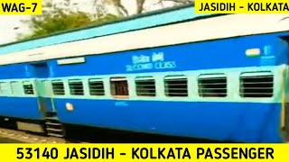 JASIDIH KOLKATA PASSENGER | 53140 | WAG7 | JASIDIH TO KOLKATA #shorts