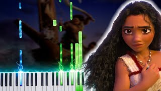 Moana 2 - Beyond (End Credit Version): Piano Tutorial