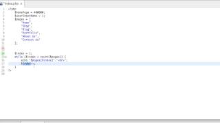 PHP5, HTML & CSS Web Project | Understanding Iteration with While Loop | Part-25