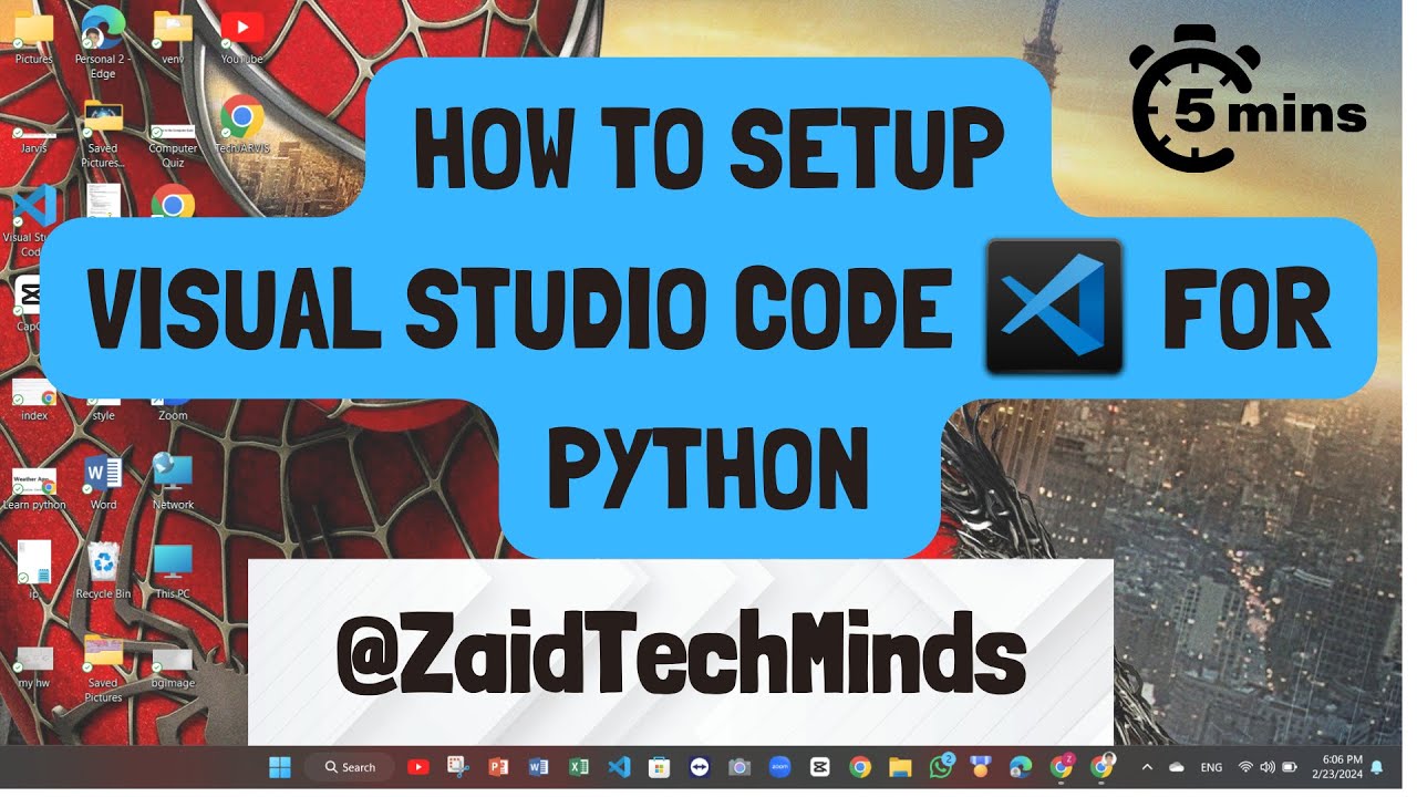 How To Setup Visual Studio Code For Python Tutorial Zaidtechminds