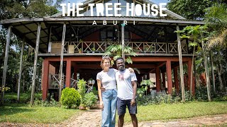 A trip to THE TREE HOUSE in Aburi ---// Our Wedding Anniversary Getaway