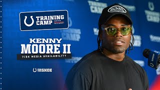 Kenny Moore II Training Camp Media Availability | July 24, 2024